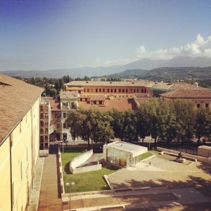 View from my hotel room!